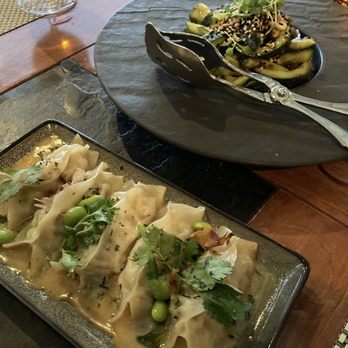 Aramara - Gyoza and cucumber salad - Sushi Bars Near Me - Bahía de Banderas, NAY