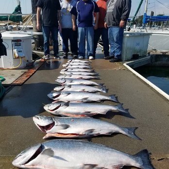 Hook'd Up Sportfishing - First time salmon fishing in the ocean and these guys made our trip one of the best times for us I would highly recommend them to anyone - Fishing Near Me - Vallejo, California