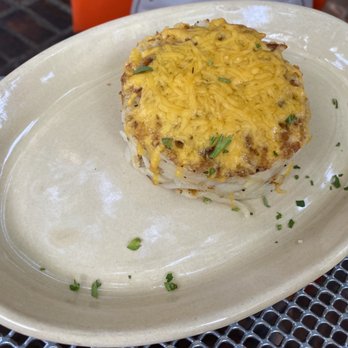 Snooze, an A.M. Eatery - Hash brown with cheddar cheese - Breakfast & Brunch Near Me - Phoenix, Arizona