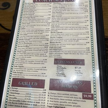 Los Zarapes Mexican Restaurant - 2023 menu3 - lunch - Mexican Near Me - Mahomet, Illinois Los Zarapes Mexican Restaurant - 2023 menu3 - lunch - Mexican Near Me - Mahomet, Illinois