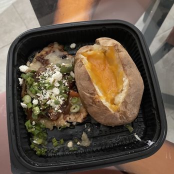 Saltgrass Steak House - Lol! That's what this is!!! Laredo chicken. Loaded potatoe! REALLY. LEATHER AND POTATO AND CHEESE! Oh, Where's the salad??? - Steakhouses Near Me - Rockwall, Texas Saltgrass Steak House - Lol! That's what this is!!! Laredo chicken. Loaded potatoe! REALLY. LEATHER AND POTATO AND CHEESE! Oh, Where's the salad??? - Steakhouses Near Me - Rockwall, Texas