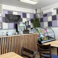 Lavender Cocinita - Ordering station and seating
