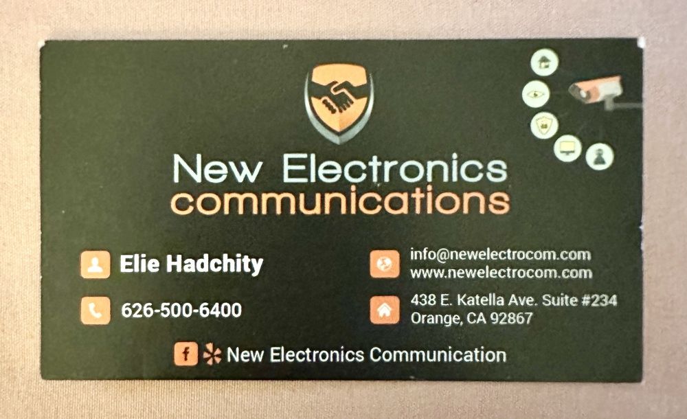 Slide of New Electronics Communication