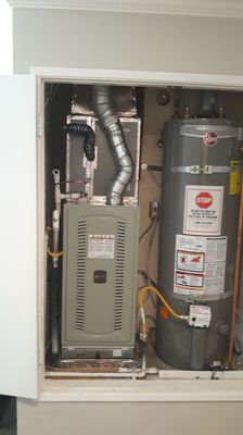Heating - New furnace installation Heating - New furnace installation
