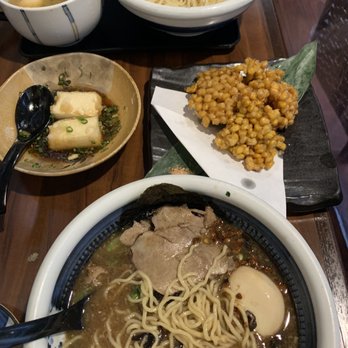 Wagaya - Dark garlic ramen, fried corn and tofu - Ramen Near Me - Honolulu, Hawaii Wagaya - Dark garlic ramen, fried corn and tofu - Ramen Near Me - Honolulu, Hawaii