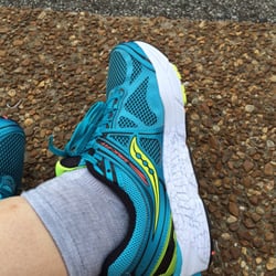 Fleet Feet - My new sneakers that were perfectly selected for me. The fit is perfect.