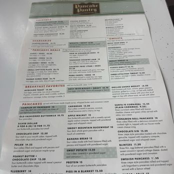 The Pancake Pantry - Menu - Breakfast & Brunch Near Me - Nashville, Tennessee