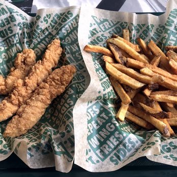 Wingstop - Three Tender Combo (Drink and Dipping Sauce Included But Not Shown) - Chicken Wings Near Me - Shawnee, Kansas