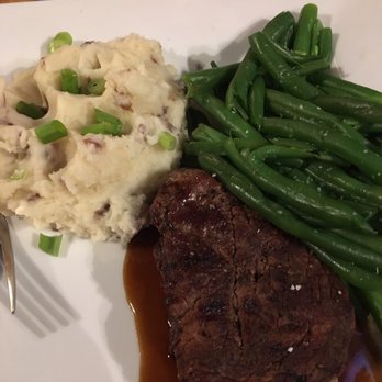 Ford's Garage Dearborn - Steak was bland and flavorless. Mashed potatoes were ok. - Burgers Near Me - Dearborn, Michigan Ford's Garage Dearborn - Steak was bland and flavorless. Mashed potatoes were ok. - Burgers Near Me - Dearborn, Michigan