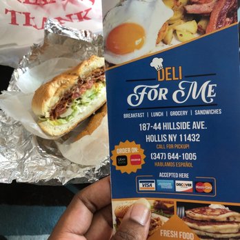 Deli For Me - I had a BLT and two tacos (devoured them before I could take a pic) - Delis Near Me - Hollis, New York