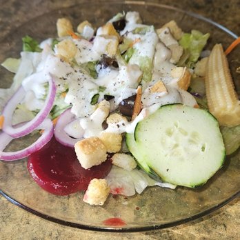 Uncle Vinny's Pizza & BBQ - Side salad with ranch. - Pizza Near Me - Portland, Oregon Uncle Vinny's Pizza & BBQ - Side salad with ranch. - Pizza Near Me - Portland, Oregon