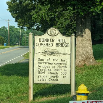 Bunker Hill Covered Bridge - Bunker Hill Covered Bridge - Landmarks & Historical Buildings Near Me - Claremont, North Carolina Bunker Hill Covered Bridge - Bunker Hill Covered Bridge - Landmarks & Historical Buildings Near Me - Claremont, North Carolina