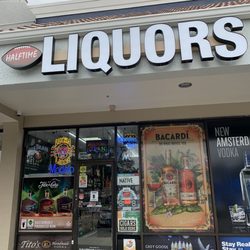 Halftime Liquors - "Candy is dandy but liquor is quicker". W.C. Fields