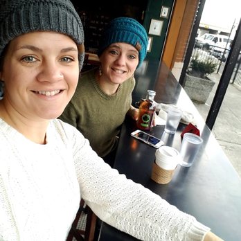 Rocket Bakery - two women sitting at a table - Bagels Near Me - Spokane, Washington