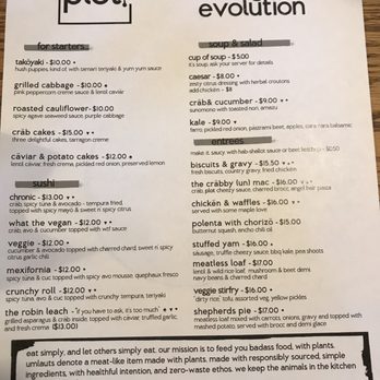 The Plot - Menu - Vegan Near Me - Oceanside, California The Plot - Menu - Vegan Near Me - Oceanside, California