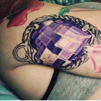 Blind Side Tattoos - Heart locket, more than half way done - Tattoo Near Me - Austin, Texas