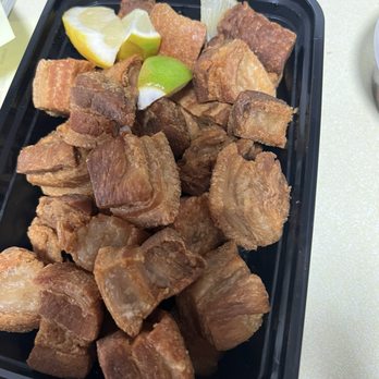 KUBA RESTAURANT - The chicharron were crunchy and very tasty - Cuban Near Me - Fort Lee, New Jersey
