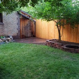 Corner stamped concrete - turned out perfect! Corner stamped concrete - turned out perfect!