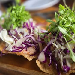 Haleiwa Beach House - Spicy Ahi Won Tons. Excellent starter.
