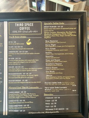 Menu photo 7 Third Space Coffee Colorado Springs, CO Menu photo 7 Third Space Coffee Colorado Springs, CO