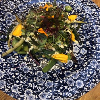 Campfire - Vine salad - I'm not crazy about hummus but everyone at the table enjoyed it - New American Near Me - Carlsbad, California