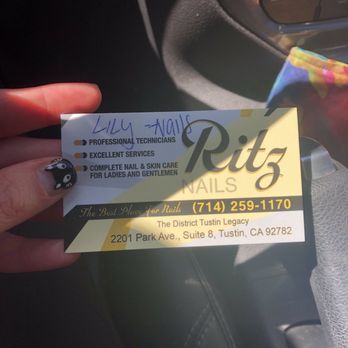 Ritz Nails - Business card - Nail Salons Near Me - Tustin, California Ritz Nails - Business card - Nail Salons Near Me - Tustin, California