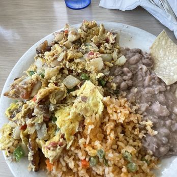 Chips - Mexican breakfast, Papas a la Mexicana with eggs - American Near Me - Hawthorne, California Chips - Mexican breakfast, Papas a la Mexicana with eggs - American Near Me - Hawthorne, California