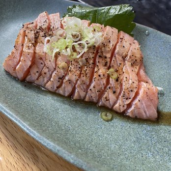 Aburi Sushi - Seared Cajun Salmon Sashimi. (9-18-26) - Sushi Bars Near Me - Buena Park, California