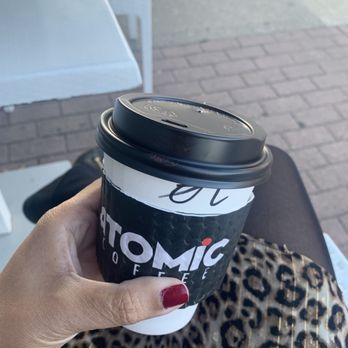 Atomic Coffee - Thoroughly enjoyed this oat milk latte! I believe they have soy and almond milk available as other non dairy options! - Coffee & Tea Near Me - Royal Oak, Michigan