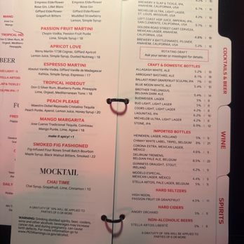 Rise Rooftop Lounge - Drink menu - Lounges Near Me - Anaheim, California Rise Rooftop Lounge - Drink menu - Lounges Near Me - Anaheim, California