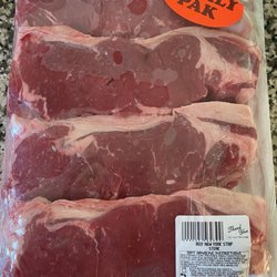 B&B Market - NY strips that we bought