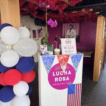 Lucha Rosa Rooftop Bar - Hostess stand - Cocktail Bars Near Me - Washington, DC, District of Columbia Lucha Rosa Rooftop Bar - Hostess stand - Cocktail Bars Near Me - Washington, DC, District of Columbia