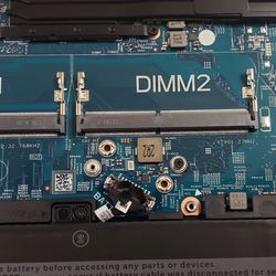 Augusta Technology - Laptop with missing RAM and SSD.