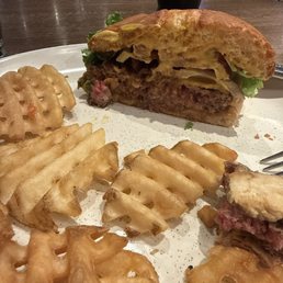 Bacon cheese burger. Medium!