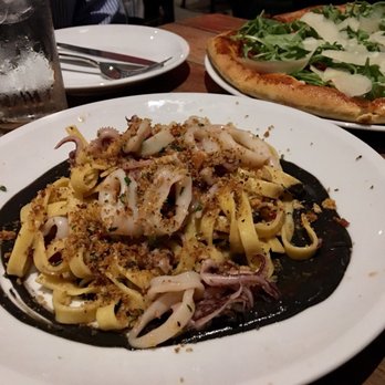 Coltivare - Squid Ink Fettuccini w Calamari. Love how they added breadcrumbs to this dish. So good! - Italian Near Me - Houston, Texas Coltivare - Squid Ink Fettuccini w Calamari. Love how they added breadcrumbs to this dish. So good! - Italian Near Me - Houston, Texas