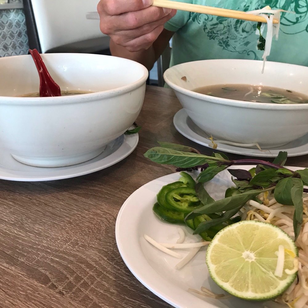 Pho 36 - Medium pho vs. large for size comparison. - Vietnamese Near Me - Corona, California Pho 36 - Medium pho vs. large for size comparison. - Vietnamese Near Me - Corona, California