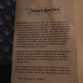 Tanner Smiths - Cocktail Bars Near Me - New York, New York