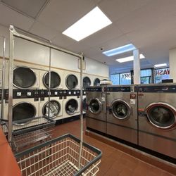Washer, dryer, clean floors, laundry basket