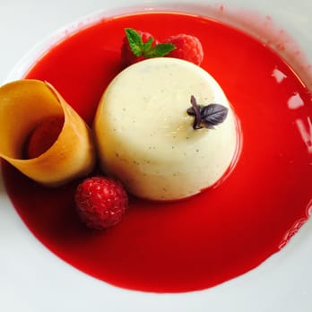 Michael's Steak & Seafood Bar - Vanilla panna Cotta - Seafood Near Me - Edinburgh, EDH