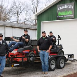Crawford's Lawn & Landscape - Myself and three employees