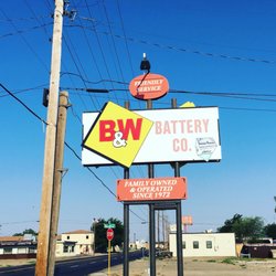 B & W Battery - Great family owned business!  They replaced all of our RV batteries.  Super friendly and very knowledgeable.