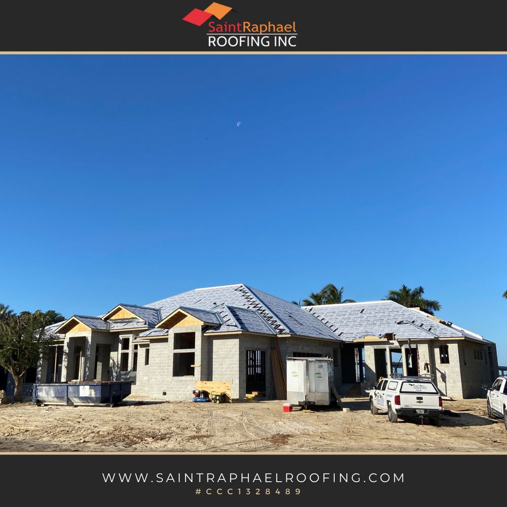 Slide of Saint Raphael Roofing