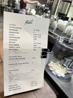 Menu photo 7 Mast Coffee Sacramento, CA Menu photo 7 Mast Coffee Sacramento, CA