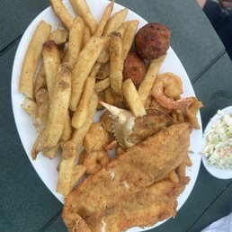 Seafood platter for one