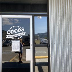 Coco’s Chicken And Sushi - Front door + hours