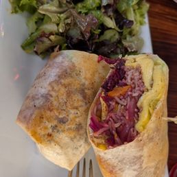Hibiscus breakfast burrito Hibiscus breakfast burrito