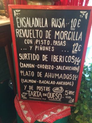Menu photo 3 La Perejila Madrid, M Menu photo 3 La Perejila Madrid, M