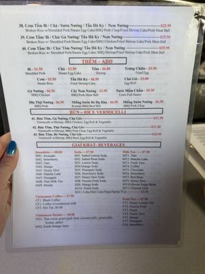 Menu photo 3 Pho Thin Ha Noi Milpitas, CA