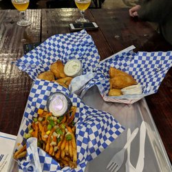 Get Buffaloed - Buffalo Fries, jalapeno poppers dumplings, & buffalo chicken dumplings.