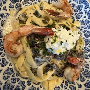 Bottiglia - mushroom truffle pasta w/ $10 shrimp (3 pieces) - Italian Near Me - Henderson, Nevada